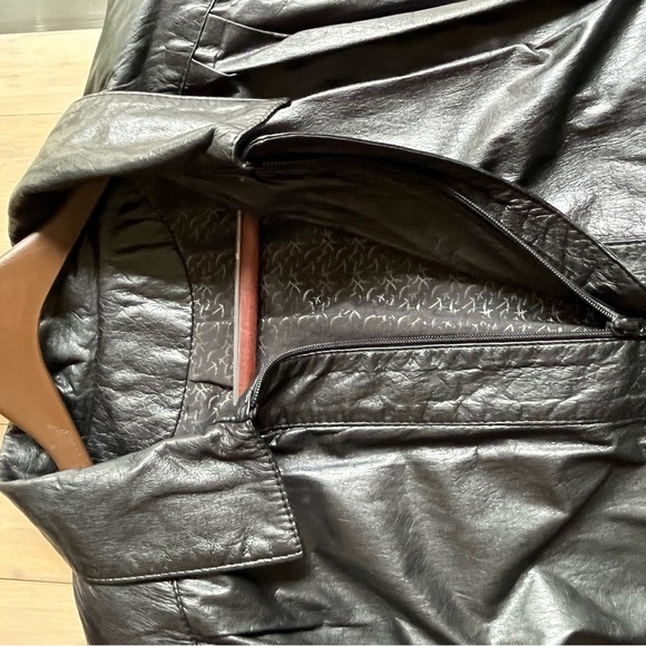 Black Kidskin Goat Leather Bomber Jacket XL - Picture 10 of 11